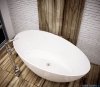 Sanitti Tre wanna wolnostojąca 154x80 + syfon klik-klak biała 11030000